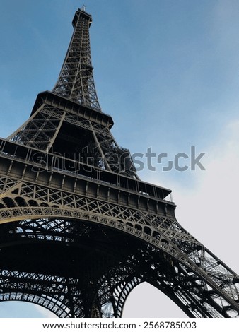 Underneath View of Eiffel Tower