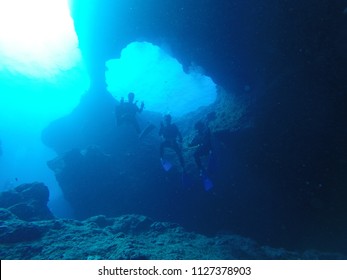 undersea view japan miyako - Shutterstock ID 1127378903