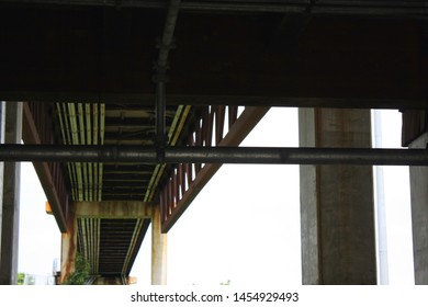 The Underside Of A Bridge At The Russell W. Peterson Urban Wildlife Refuge In Wilmington, Delaware