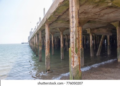 Underside of the Clacton Pier