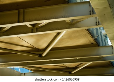 Underside Of A Tensegrity Bridge