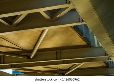 Underside Of A Tensegrity Bridge