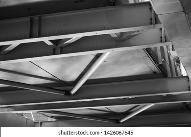 Underside Of A Tensegrity Bridge