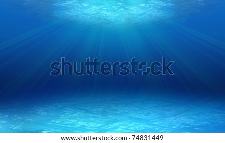 Similar – Image, Stock Photo Tranquil underwater scene with sunlight