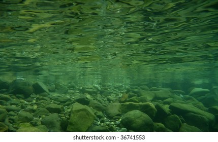 Underwater Background - Green River Bottom