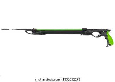 Underwater Black And Green Harpoon Gun