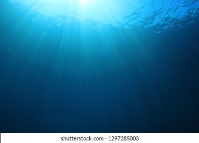 Underwater Blue Background Sea Stock Photo 1297285003 | Shutterstock