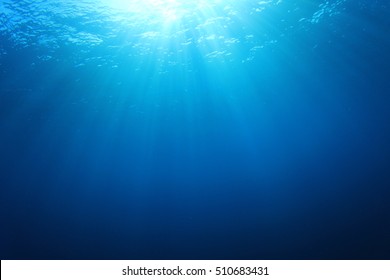 Underwater blue ocean background in sea - Shutterstock ID 510683431