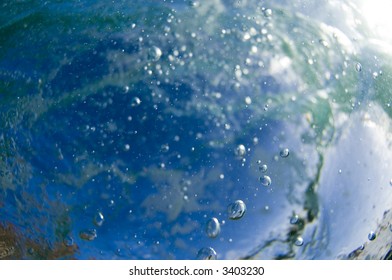 underwater bubbles