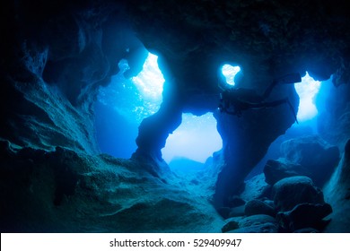 Underwater Cave In Miyakojima