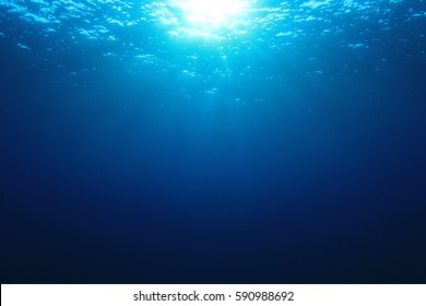 Underwater ocean background - Shutterstock ID 590988692