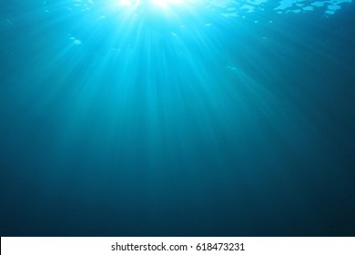 Underwater Ocean Background Sun Stock Photo 618473231 | Shutterstock