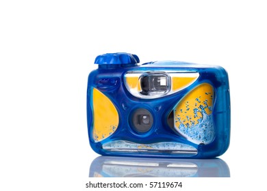 Underwater Photo Camera Isolated On White Background