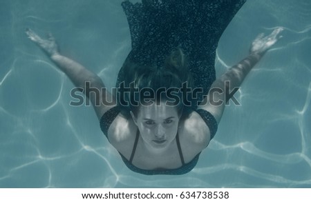 Underwater photo shoot 