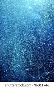 underwater scene with bubbles