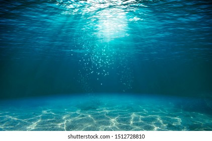 underwater sea deeb sea deep blue sea - Shutterstock ID 1512728810