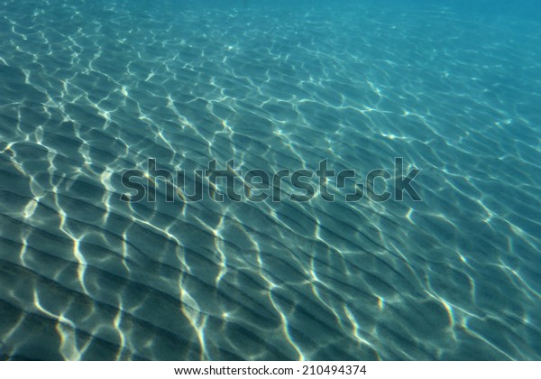 Underwater View Clear Ocean Floor Sunlight Stock Photo Edit Now