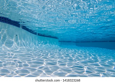 Underwater View Nice Clean Swimming Pool Stock Photo 1418323268 ...