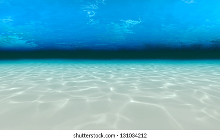 Underwater Walk On The Sea Floor