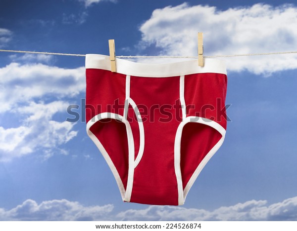 laundry stripping underwear