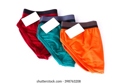 Underwear Orange Red Green On White Stock Photo (Edit Now) 398763220