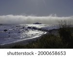 Undeveloped area and called Lost Coast where is in Humboldt and Mendocino Counties, North of California. 