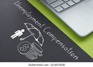 Unemployment Compensation Is Shown On A Business Photo Using The Text