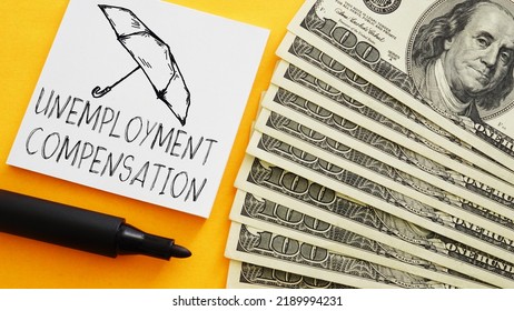 Unemployment Compensation Is Shown Using A Text