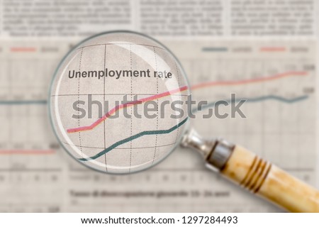 Unemployment rate under the glass