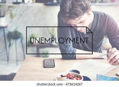 Unemployment Turnover Lay Off Sacked Word Concept