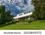 The UNESCO protected modern Villa Tugendhat from Brno city, Czech Republic