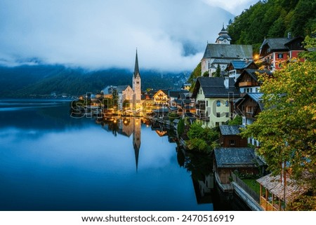 Similar – Image, Stock Photo View of Hallstatt, Austria