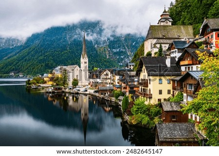 Similar – Image, Stock Photo View of Hallstatt, Austria