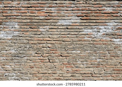 The uneven texture and mortar lines create a rich visual pattern. This seamless texture is ideal for design projects, mockups, and interior decoration backgrounds.
