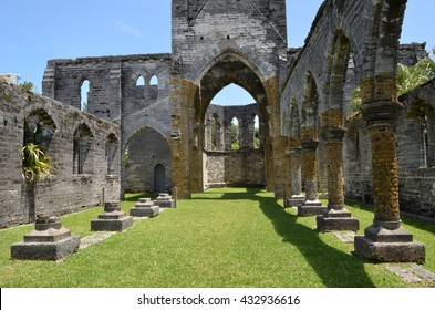 The Unfinished Church In Saint George, Bermuda.