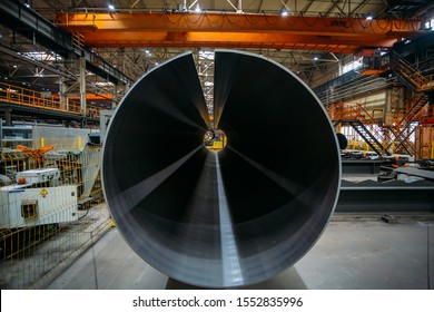 Unfinished Pipe With Out Seam Formed By Roll Bending Of Steel Sheet