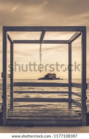 Similar – Foto Bild Old wooden platform on stilts in Raja Ampat, Papua, Indonesia.