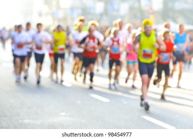 Unfocused Marathon Runners