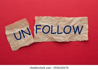 Unfollow to Follow on social networking site