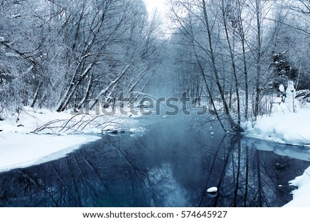 Similar – Foto Bild Winterzauber Landschaft