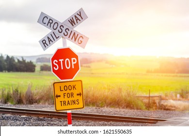 Unguarded Railway Crossing Images Stock Photos Vectors Shutterstock