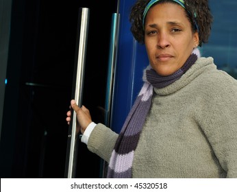 Unhappy African American Woman - Powered by Shutterstock