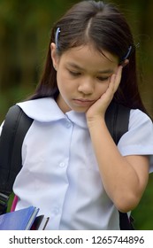 Unhappy Catholic School Girl