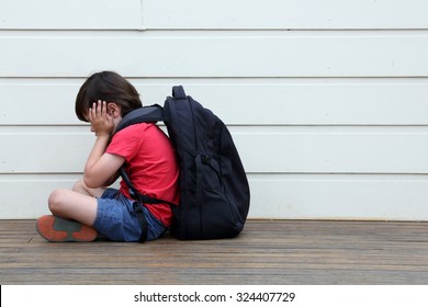 Unhappy child. - Shutterstock ID 324407729
