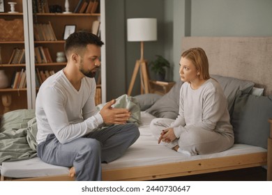 Unhappy couple having crisis and difficulties in relationship - Powered by Shutterstock