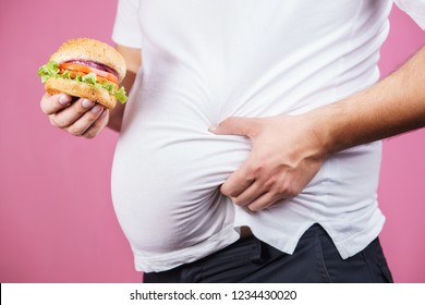 Unhealthy Eating Glutton Bad Nutritional Habits Stock Photo 1234430020 ...