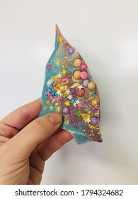 Unicorn Bark Made From Chocolate For A Unicorn Party.