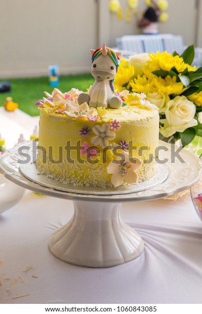 Unicorn Cake Looking Almost Good Eat Stock Photo Edit Now 1060843085