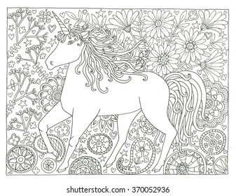 unicorn black images stock photos vectors shutterstock