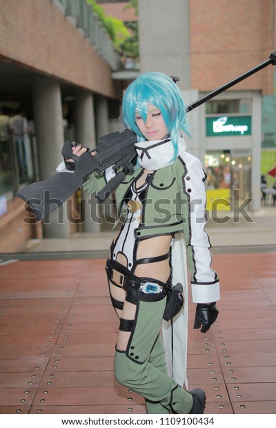 Unidentified Japanese Anime Cosplay Pose Japan Stock Photo Edit Now